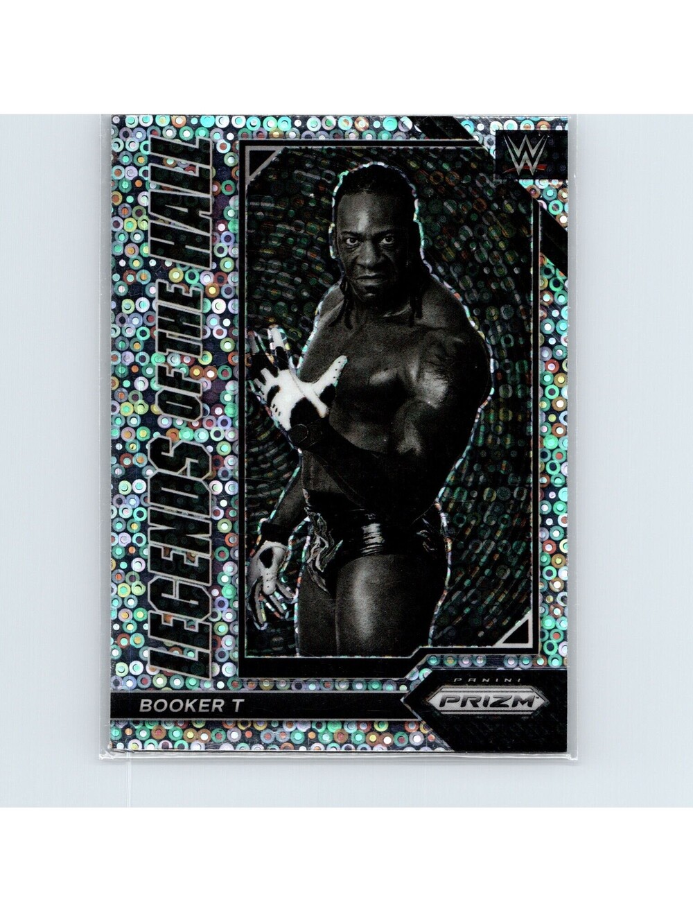 2023 Panini Prizm WWE Booker T #7 Legends of the Hall Under Card Prizm